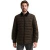 TOM TAILOR Giacca da Uomo 1048277 38836-Dark Brown Melange, XL, 38836 - Melange Marrone Scuro, XL