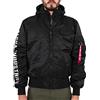 Alpha Industries MA-1 D-Tec SE Giacca bomber da uomo Black/Reflective