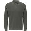Only & Sons Onstony Reg 12 LS Waffle Polo Knit Onstony Reg 12 LS Waffle Polo Knit Uomo (Pacco da 1)