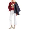 United Colors of Benetton Pantalone 46QRDE010, Bianco, 62 Donna