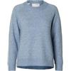 SELECTED FEMME Slflulu LS Knit O-Neck B Noos Maglione Lavorato a Maglia Donna (Pacco da 1)