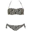 Emporio Armani Bikini A Fascia Logomania Donna Nero XS, Nero/Logo Mandorla, XS