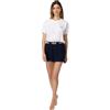 FILA Pigiama da Donna, 100% Cotone, Biancheria da Notte da Donna, Set Morbido e Confortevole, Blu/Bianco, M