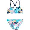 Playshoes Bikini a Due Pezzi da Bambina, Color Petrolio Tropicale, 134 cm