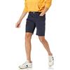 Amazon Essentials Pantaloncini a 5 tasche elasticizzati con cuciture interne taglio dritto interno gamba 18 cm Uomo, Blu Notte, 30W