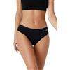 Lovable Slip da Ciclo Mestruale Flusso Medio | Mutande Invisibili in Microfibra, Lavabili, Riutilizzabili e Anti-Perdite | Period Panties Donna, Nero, XL