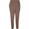 VERO MODA Bestseller A/S Pantaloni da Donna VMZELDAMAYA MR Tapered Pant, Marrone, 38/34, Brown Lentil, 38W x 34L
