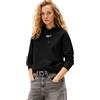 Tommy Jeans Tjw Reg Ess Logo 2 Hoodie Ext Dw0Dw20943, Felpa con Cappuccio, Donna, Nero (Black), 6XL