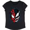 Marvel Peter Venom - Maglietta A Maniche Corte da Donna T-Shirt Donna