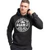 Lonsdale London Linford Uomo Felpa con Cappuccio Nero XL 80% Cotone, 20% Poliestere Regular