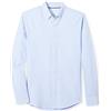Amazon Essentials Camicia Oxford a Maniche Lunghe Slim Uomo, Blu, XS