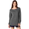 Amazon Essentials Felpa a Tunica in Pile con Scollo Aperto Donna, Carbone Puntinato, XS