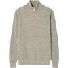 SPRINGFIELD Gg7 Torzal Knitted Pullover Mock Collar Collo Falso, Grigio, S Uomo