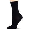 FALKE No. 4 W So lana di cammello seta tinta unita 1 paio, Calzini Donna, Nero Black 3009, 37-38