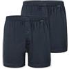 Schiesser 2 Pack Boxershorts Baumwolle Jersey Weich Multipack-Jerseyboxer Boxer a Pantaloncino, Blu Notte_182426, XL Uomo