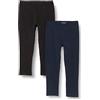 Berydale Leggings Capri, Donna, Nero/blu navy (confezione da 2), L