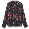 Vero Moda Shirt Vmlivia LS-Maglietta Wvn Exp, Nero, S Donna