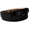 Calvin Klein Uomo Cintura Square Buckle Smooth 3,2 cm Fibbia Quadrata, Nero (Black/Matte Black), 80 cm