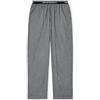 Emporio Armani Pantalone Uomo in Tessuto Tinto in Filo Nero L, Nero, L