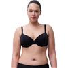 Chantelle ESSENTIALL, Reggiseno Preformato Coprente, Intimo Invisibile Donna, Nero (Shadow), 2C
