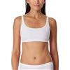 Schiesser Bustier Organic Cotton-Pure Rib Bustino, NA Opaco, Bianco_179880, 44 Donna