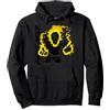 Marvel Ghost Rider Retro Skull Hands Aflame Felpa con Cappuccio