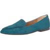 Amazon Essentials Mocassini Bassi Donna, Turchese Scuro Micro Scamosciato, 41 EU