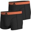 adidas Trunk (2 Pezzi) - Active Flex Cotton Body - Biancheria Intima Comoda, Assortito 2, XXL
