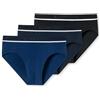 Schiesser 95/5 Organic 3 Pack Slip, Assortiti 2_179571, L Uomo