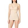 Skiny Micro Lovers Spaghettishirt Herausnehmbare Pads, Vestaglia Donna, Beige (Beige 2409), 50 (Taglia Produttore: 44)
