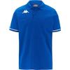 Kappa Maglietta BARLI, Polo da Uomo, Blu Zaffiro/Bianco, 4XL