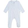 Petit Bateau Pyjama Bébé En Coton À col Imprimé Étoiles A0e0n03 Abbigliamento Notte Unisex - Bimbi 0-24 (Pacco da 1)
