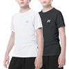 MEETWEE Boy Girl Rash Vest Short Sleeve Costumi da Bagno Rash Guard Top Sun UV Protection UPF 50+ Costumi da Bagno Kid