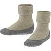 FALKE Cosyshoe Minis K Hp lana con suola in gomma 1 paio, Calze da casa Unisex Bambini, Beige Sand Melange 4651, 21-22