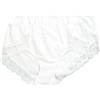 Ulla Popken Slip Comfort in Confezione da Due con Pizzo Bianco Neve 54+ 824106200-54+