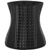 ECOWALSON Corsetto Modellante Waist Trainer da Donna, Corsetto Pancia Piatta, con estensore con Supporti in Acciaio - Nero - Large