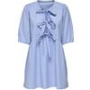 ONLY Onlclara Tessa Life SS Bow Dress Wvn, Serenity, XL