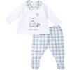 Chicco Coprifasce E Ghettina, Pigiamino per bambino e neonato Unisex - Bimbi 0-24, Bianco (2) - 1M, 0 mesi