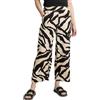 TOM TAILOR 1046513 Culotte-Pantaloni, 38070-Abstract Beige Zebra, 40W x 28L Donna