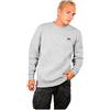 Alpha Industries Basic Sweater Felpa con Logo Piccolo da Uomo Grey Heather