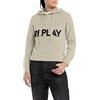 REPLAY DK3560.000.G22726, Felpa con cappuccio Donna, Grigio (Pearl Grey 772), XXS