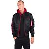 Alpha Industries MA-1 D-Tec SE Giacca bomber da uomo Black/Red