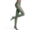 FALKE Matt Deluxe 30 DEN W Ti trasparenti velati tinta unita 1 pezzo, Collant Donna, Verde Sage 7538, M