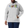 Marvel Logo Characters, Cappuccio Uomo, Grigio (Grey Marl Spo), Large