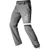 FREE SOLDIER Pantaloni Convertibili da Trekking da Uomo, Leggeri, a Rapida Asciugatura, Pesca, con Cerniera e Cintura