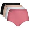 Playtex Confezione da 4 Culotte Maxi in Cotone Stretch Confortevoli e Invisibili Donna x4