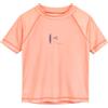 Playshoes Maglietta da Nuoto Unisex per Bambini, Modello Rash Guard, tavola da Surf Rosa, Modello 110-116