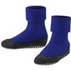 FALKE Cosyshoe Minis K Hp lana con suola in gomma 1 paio, Calze da casa Unisex Bambini, Blu Cobalt Blue 6054, 27-28