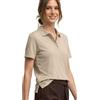 Street One Polo a Maniche Corte in Cotone Beige 46