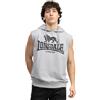 Lonsdale Bignor Sleeveless - Felpa con cappuccio, taglia L, grigio., L